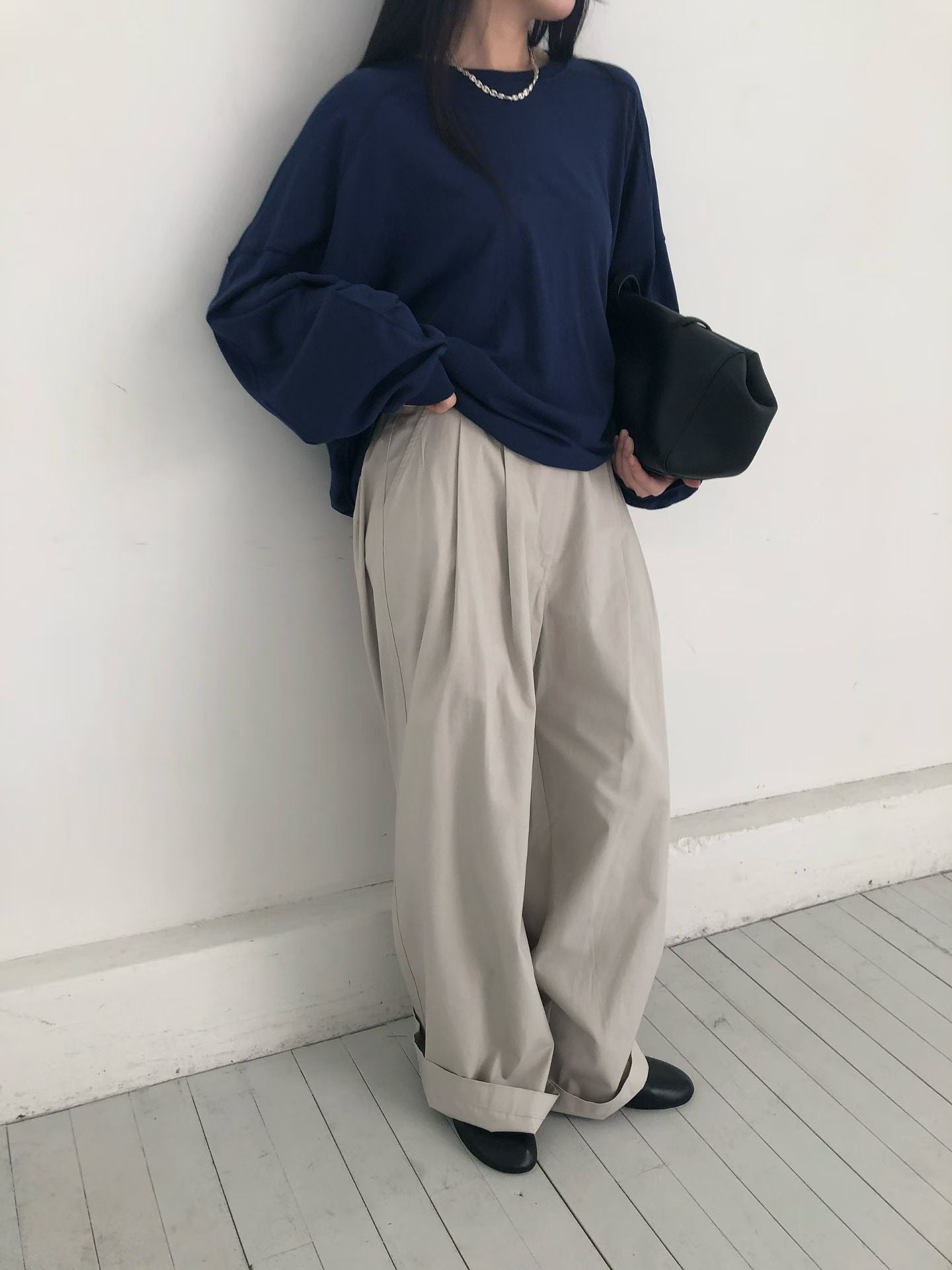 輕薄寬鬆衛衣 (4色)