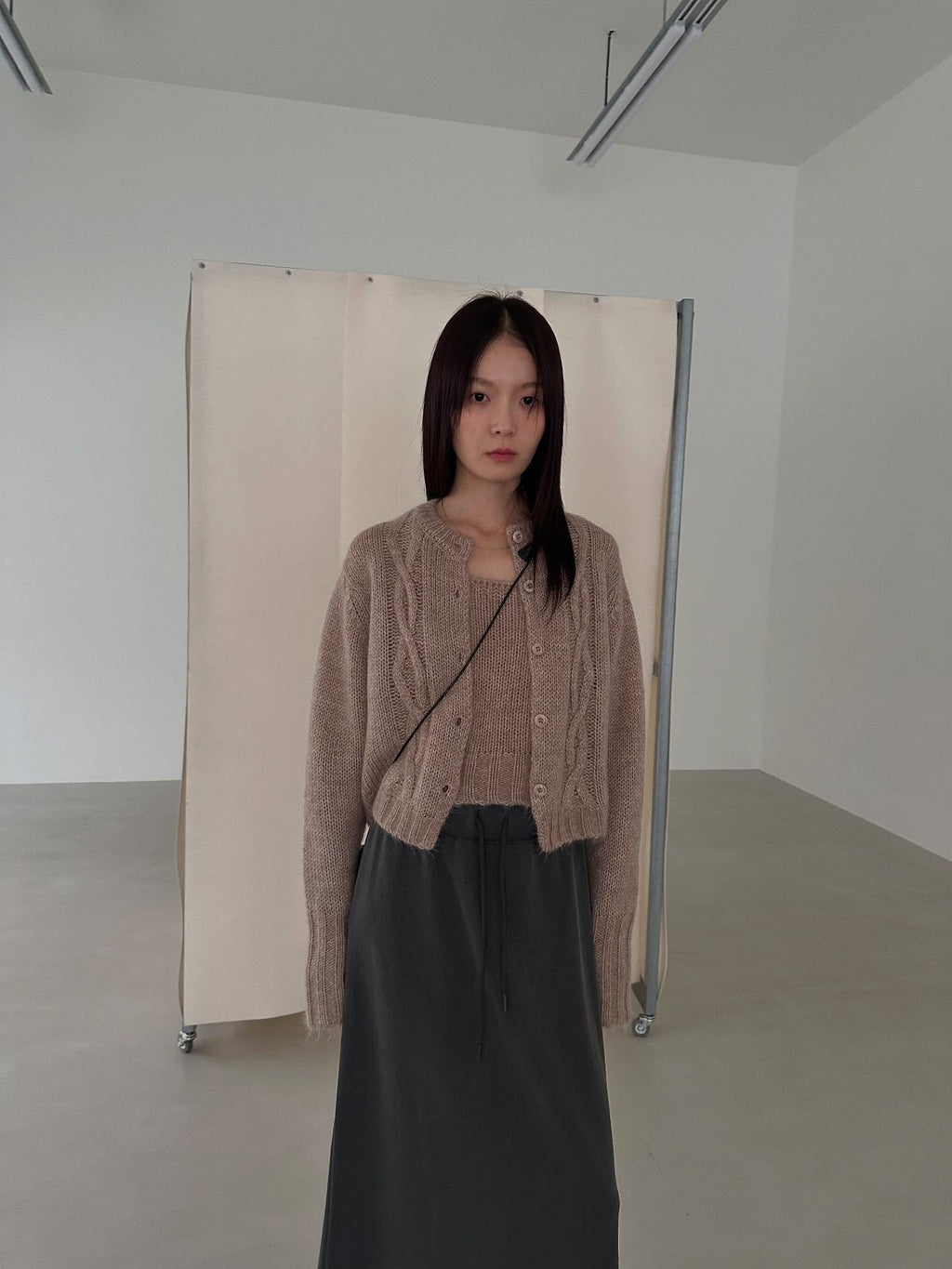 復古針織外套 3色