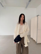 復古針織外套 3色