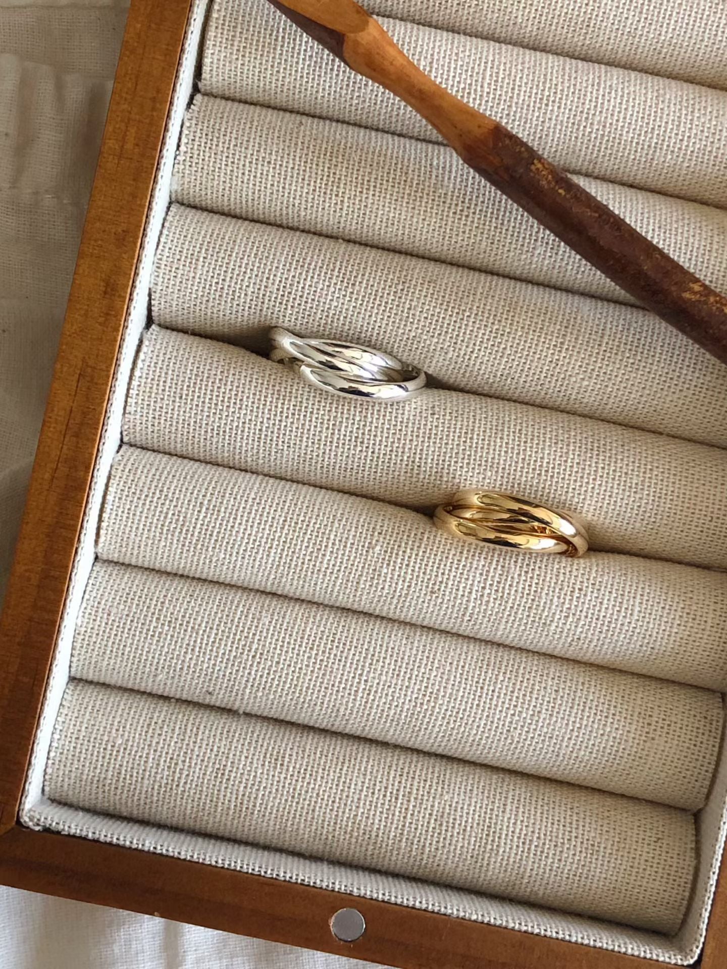 Trinity Silver Plated Ring (2 Colors)
