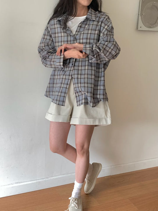 Daily Plaid Shirt (2 Colors)