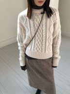 麻花針織上衣 3色