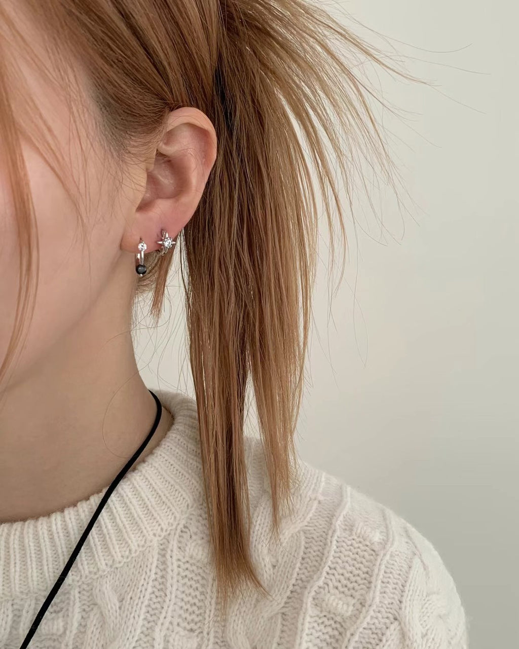 sparkle star earrings