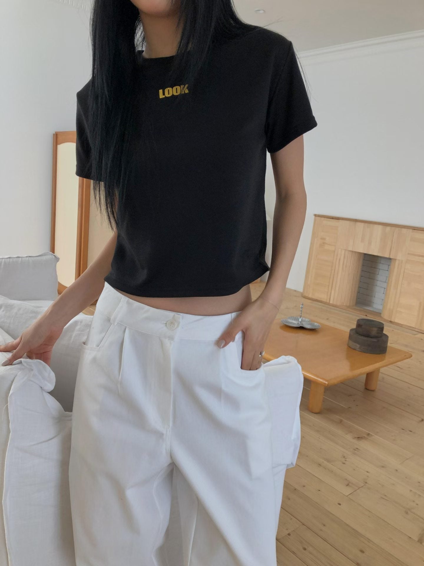 "Look" Crop Top (2 Colors)
