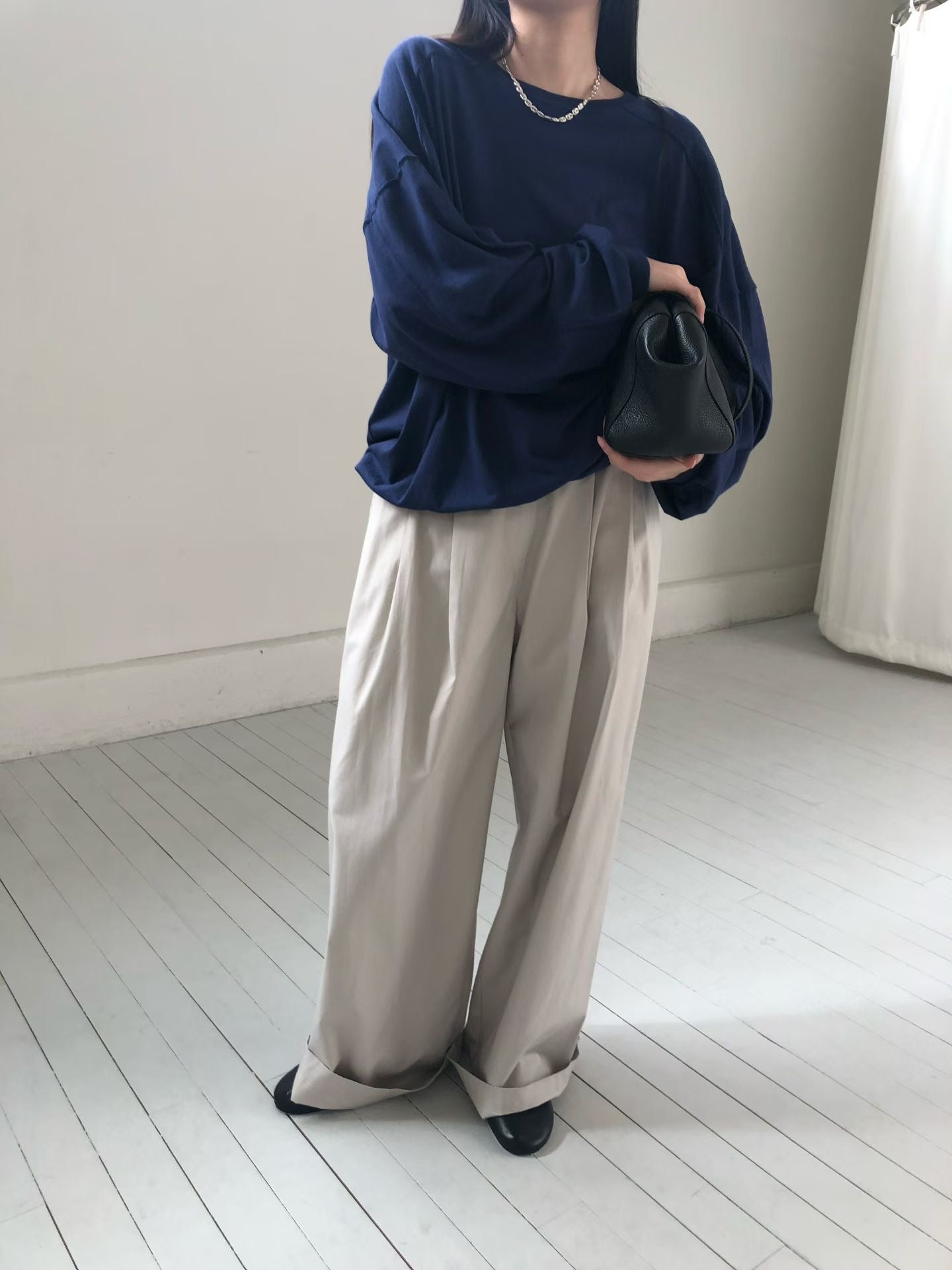 輕薄寬鬆衛衣 (4色)