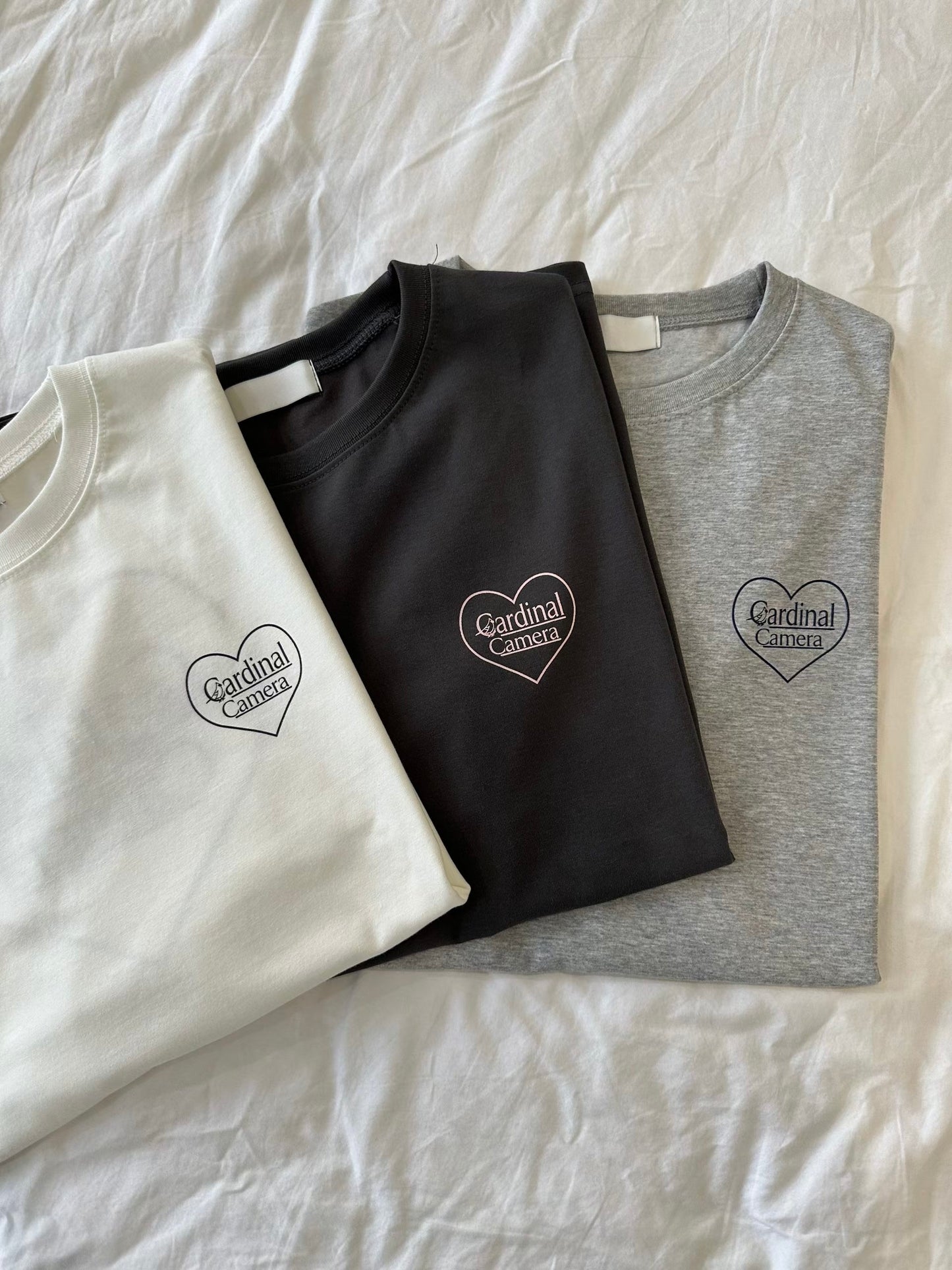 簡約心形Tee (3 Colors)