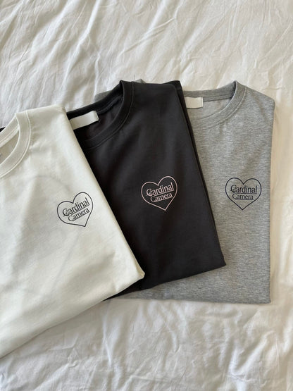 簡約心形Tee (3 Colors)