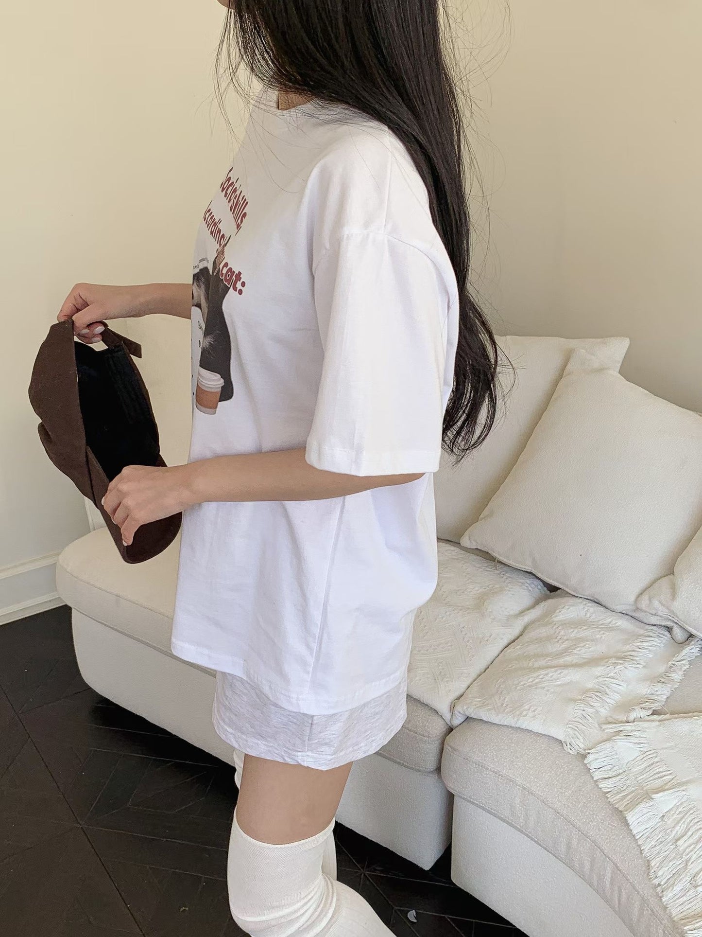 Meow 短版 Tee (3 Colors)
