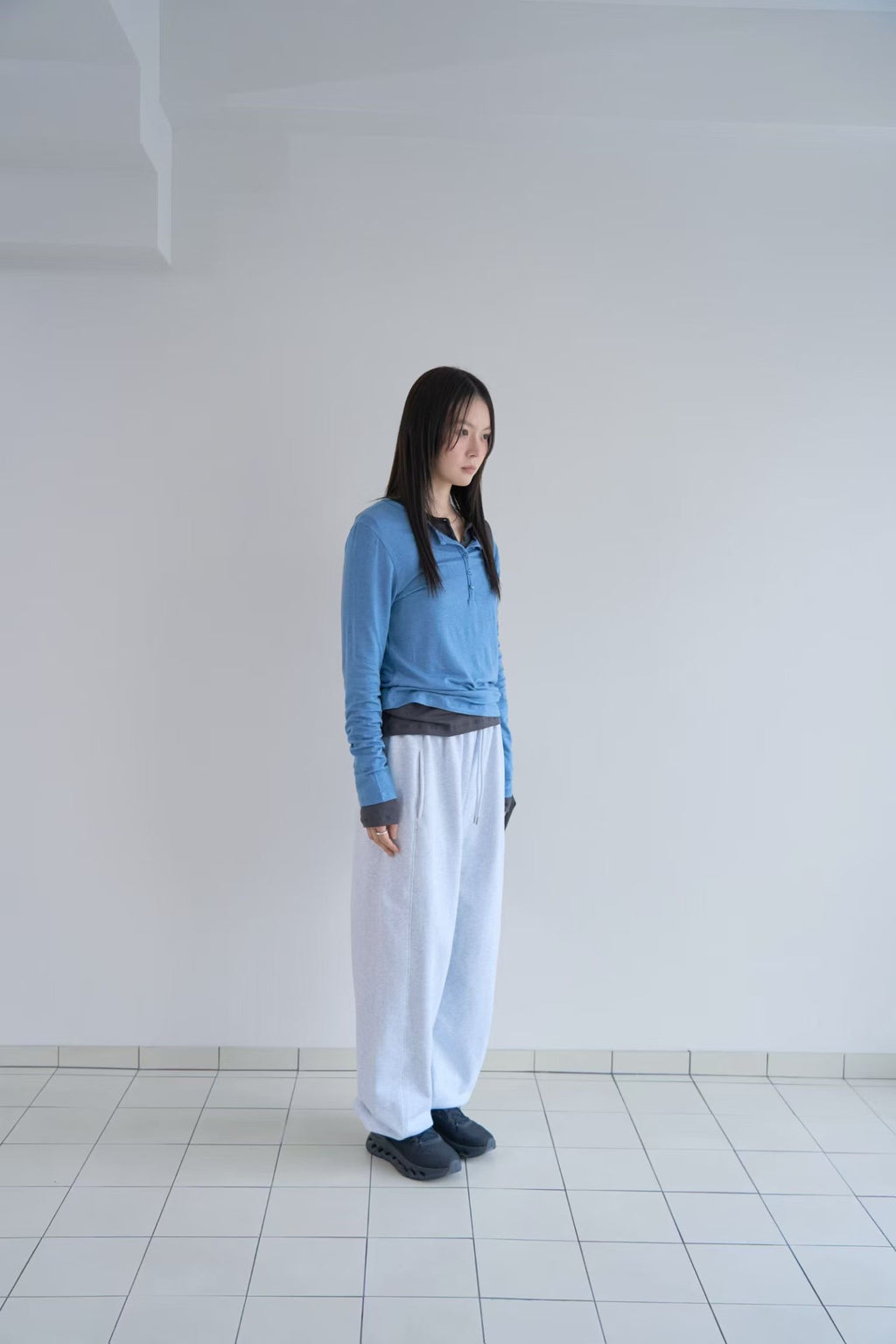 柔軟棉質慢跑褲