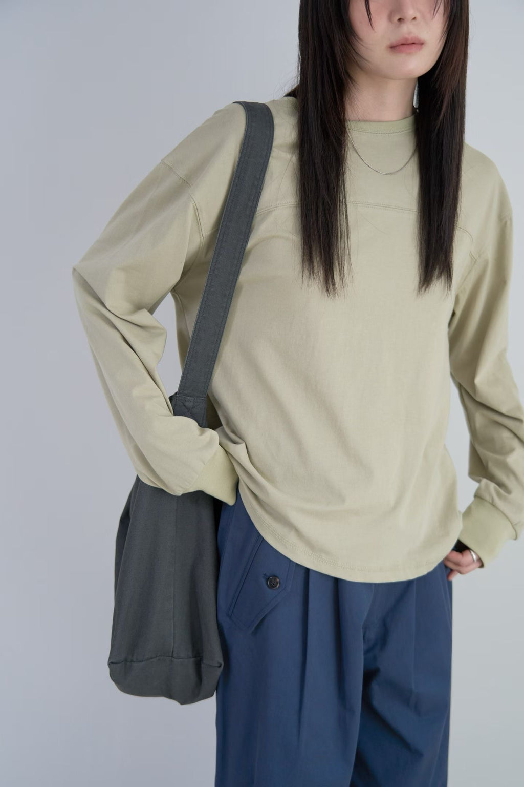 圓領寬鬆衛衣 (4色)