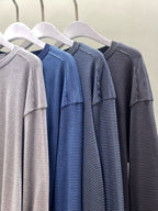 條紋長袖TEE 4色