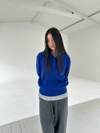 翻領針織上衣 4色