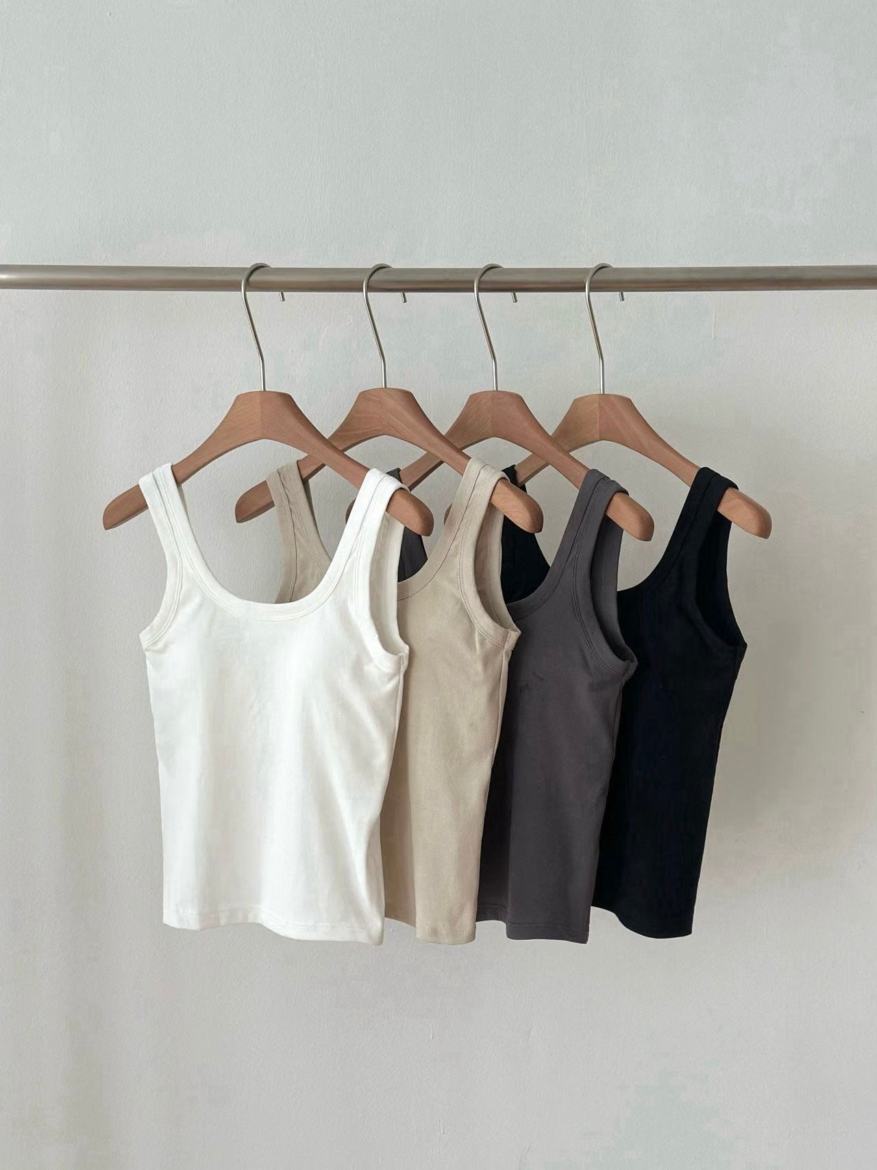單穿都靚! 親膚背心Bra Top (4 Colors)
