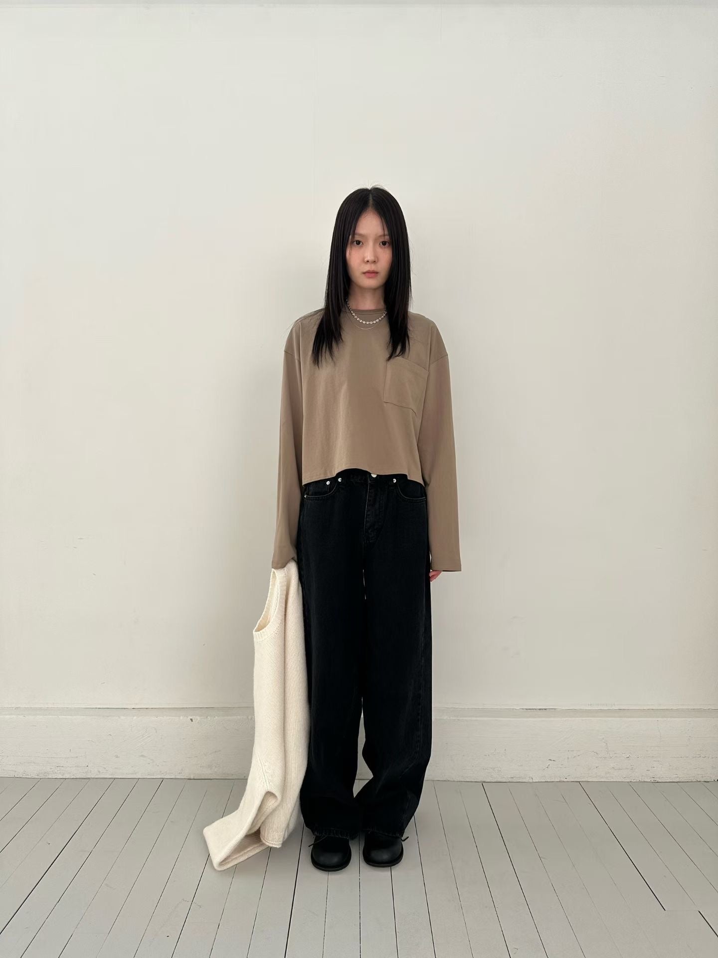 百搭牛仔褲 (2色)