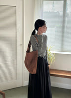 suede shoulder bag 3色