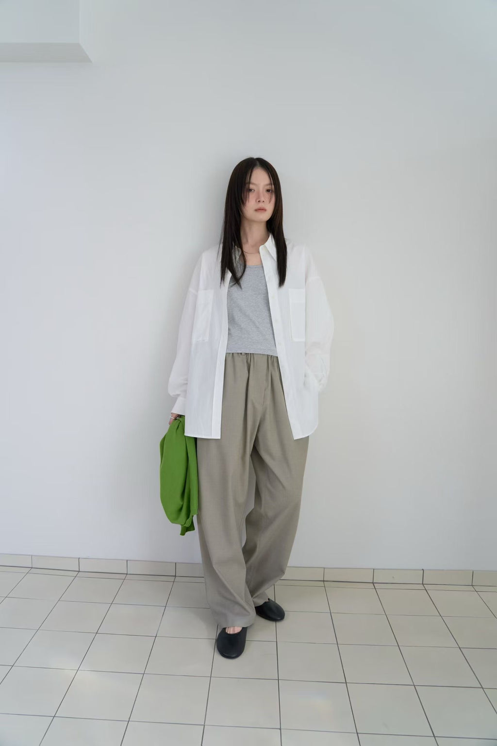 棉質口袋襯衫 (4色)