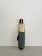 圓領淨色上衣 5色