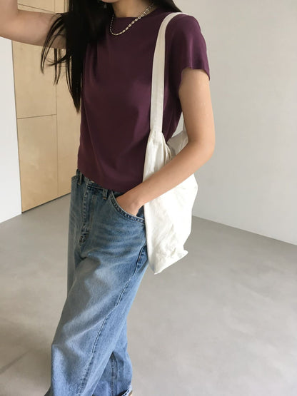 Daily Basic Crew Tee (5 Colors)