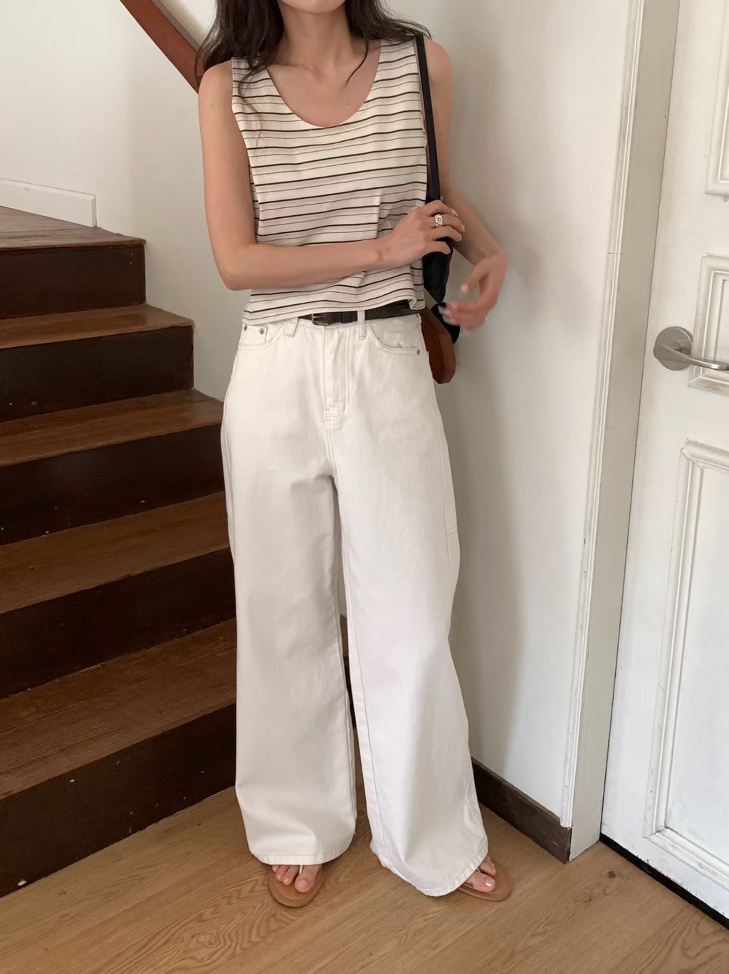 Essential Striped Sleeveless Top (3 Colors)