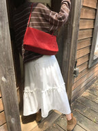 翻領條紋針織上衣 3色