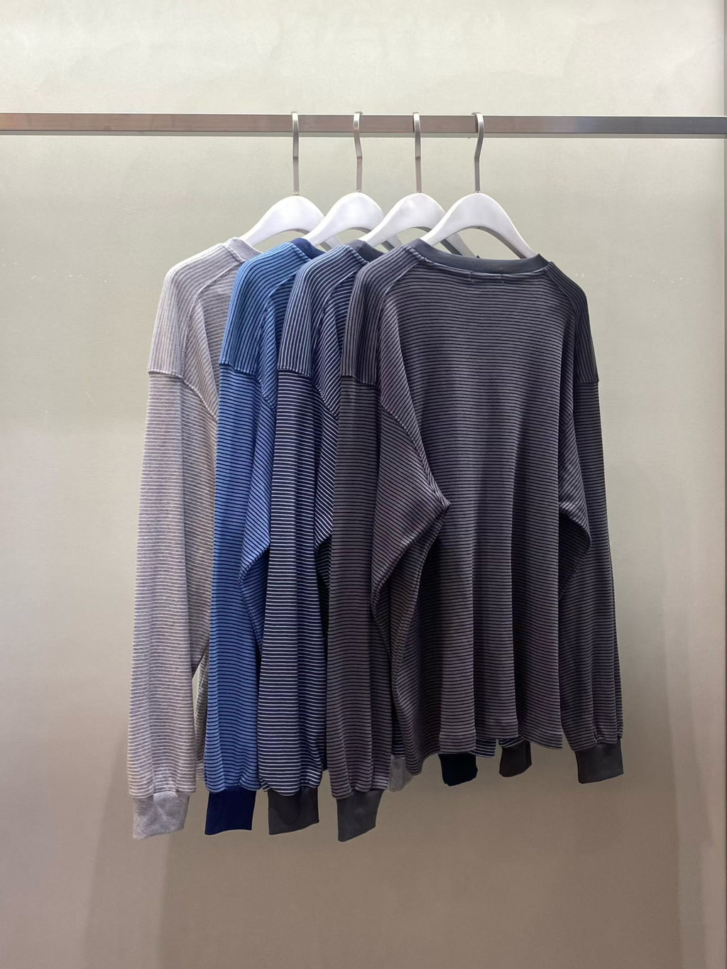 條紋長袖TEE 4色