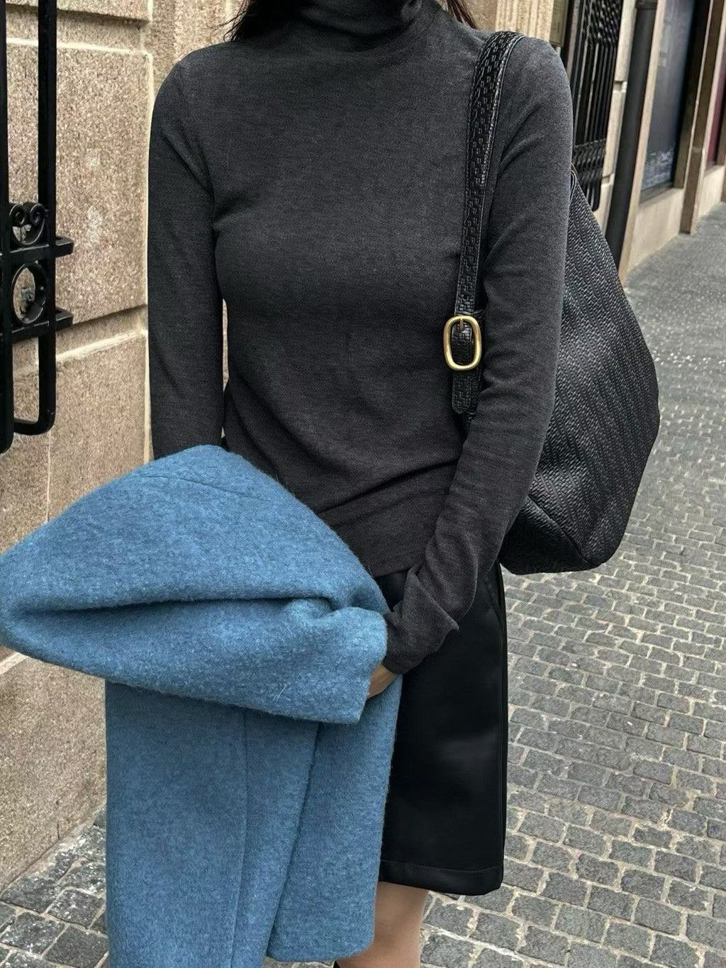 淨色高領上衣 5色