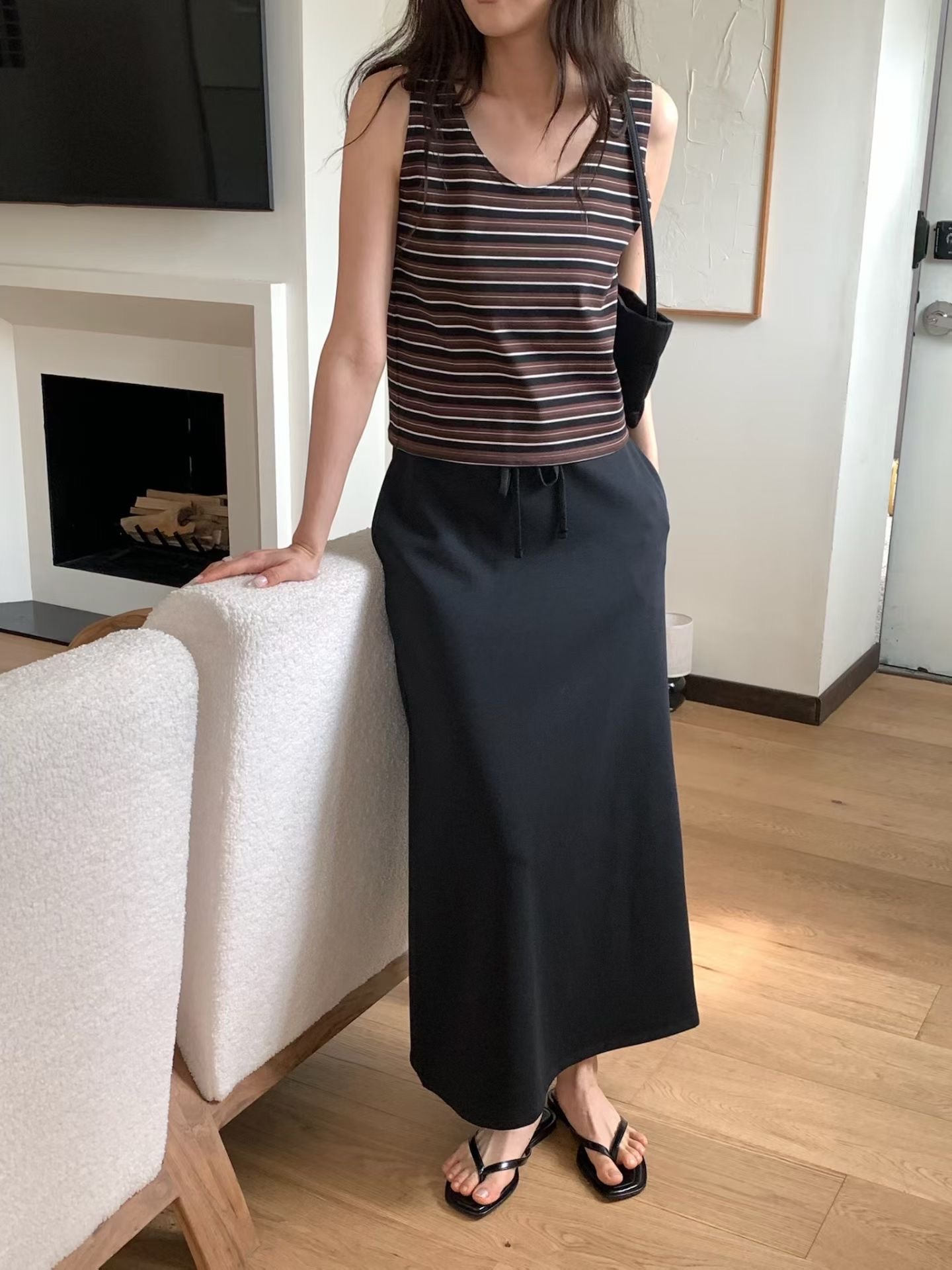 Essential Striped Sleeveless Top (3 Colors)