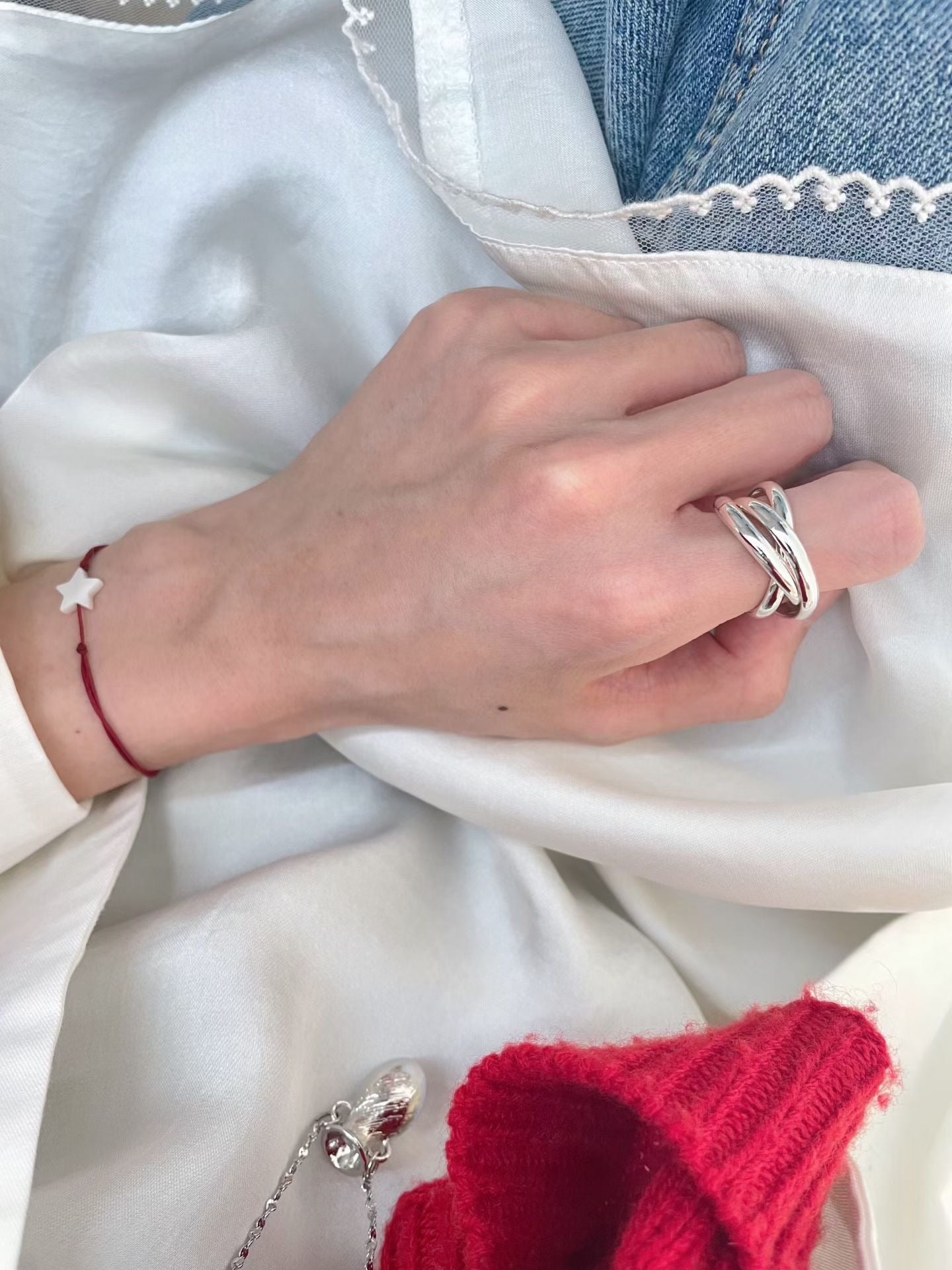Trinity Silver Plated Ring (2 Colors)