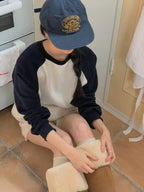 拼色牛角衛衣 3色