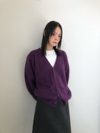 V領排釦針織外套 5色