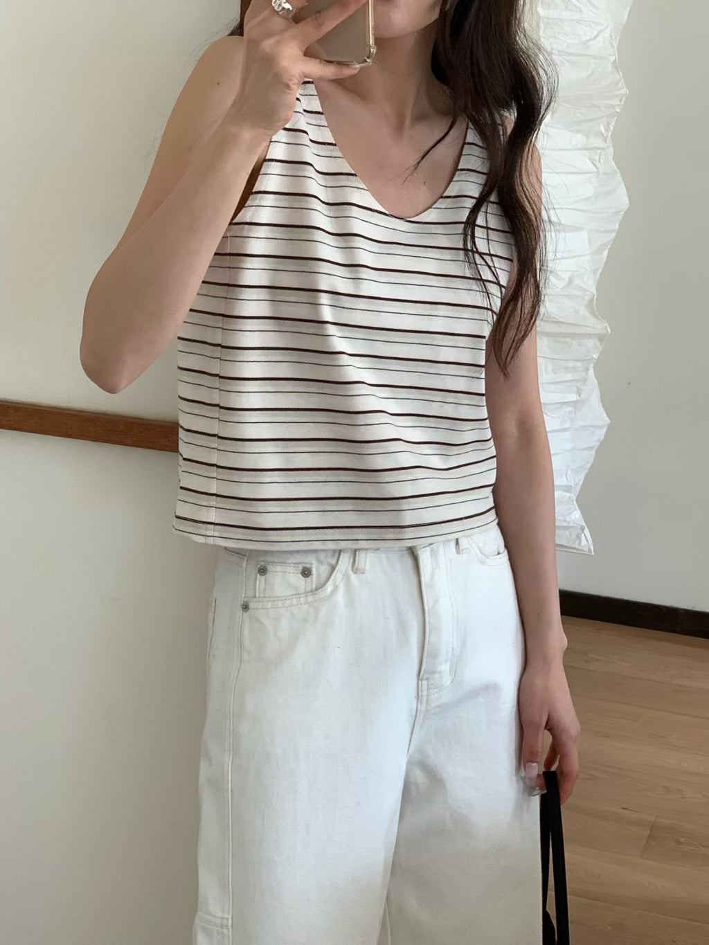 Essential Striped Sleeveless Top (3 Colors)