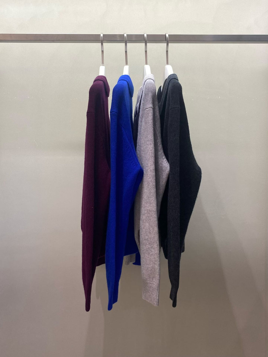 翻領針織上衣 4色