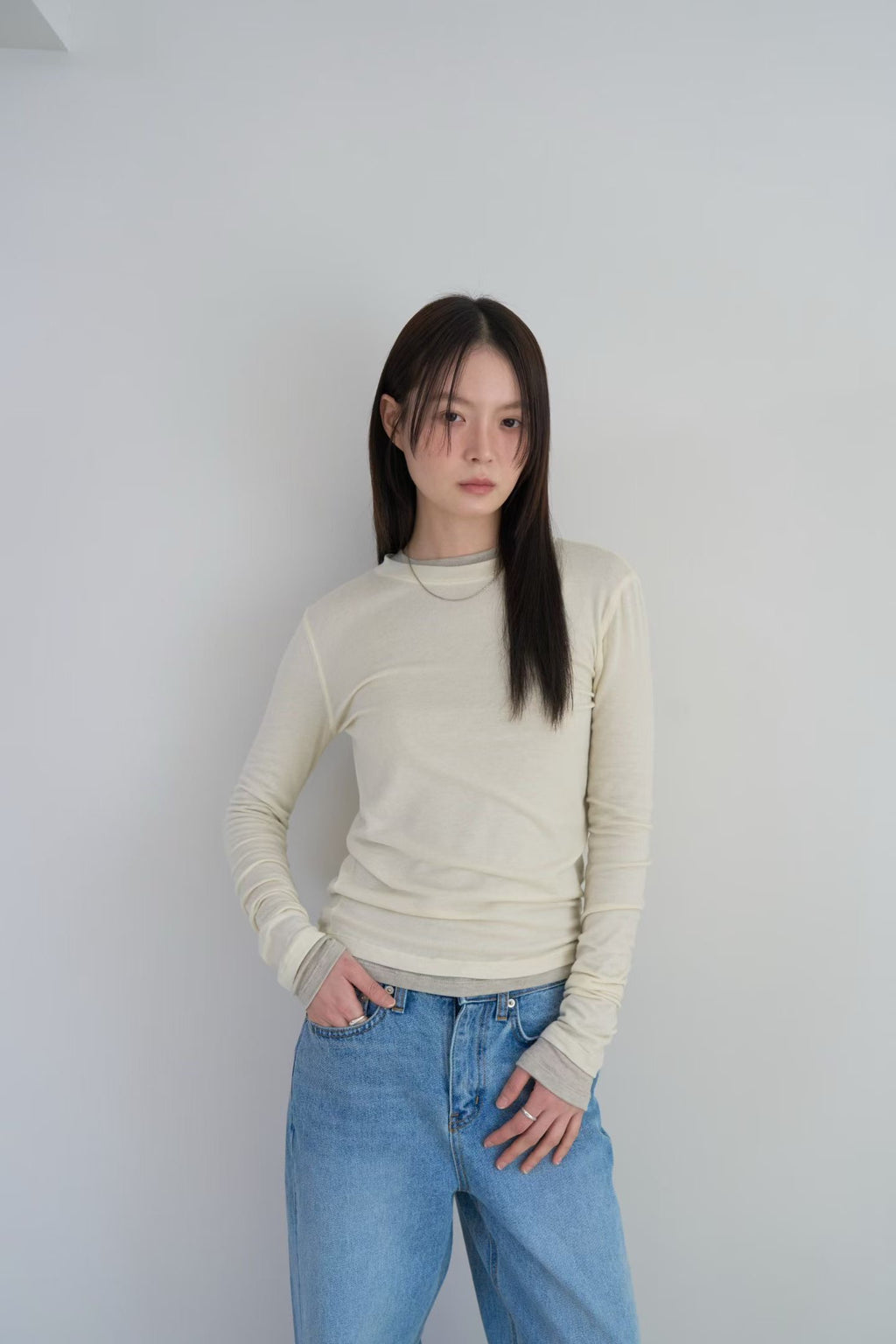 天絲彈力Basic Top (5色)