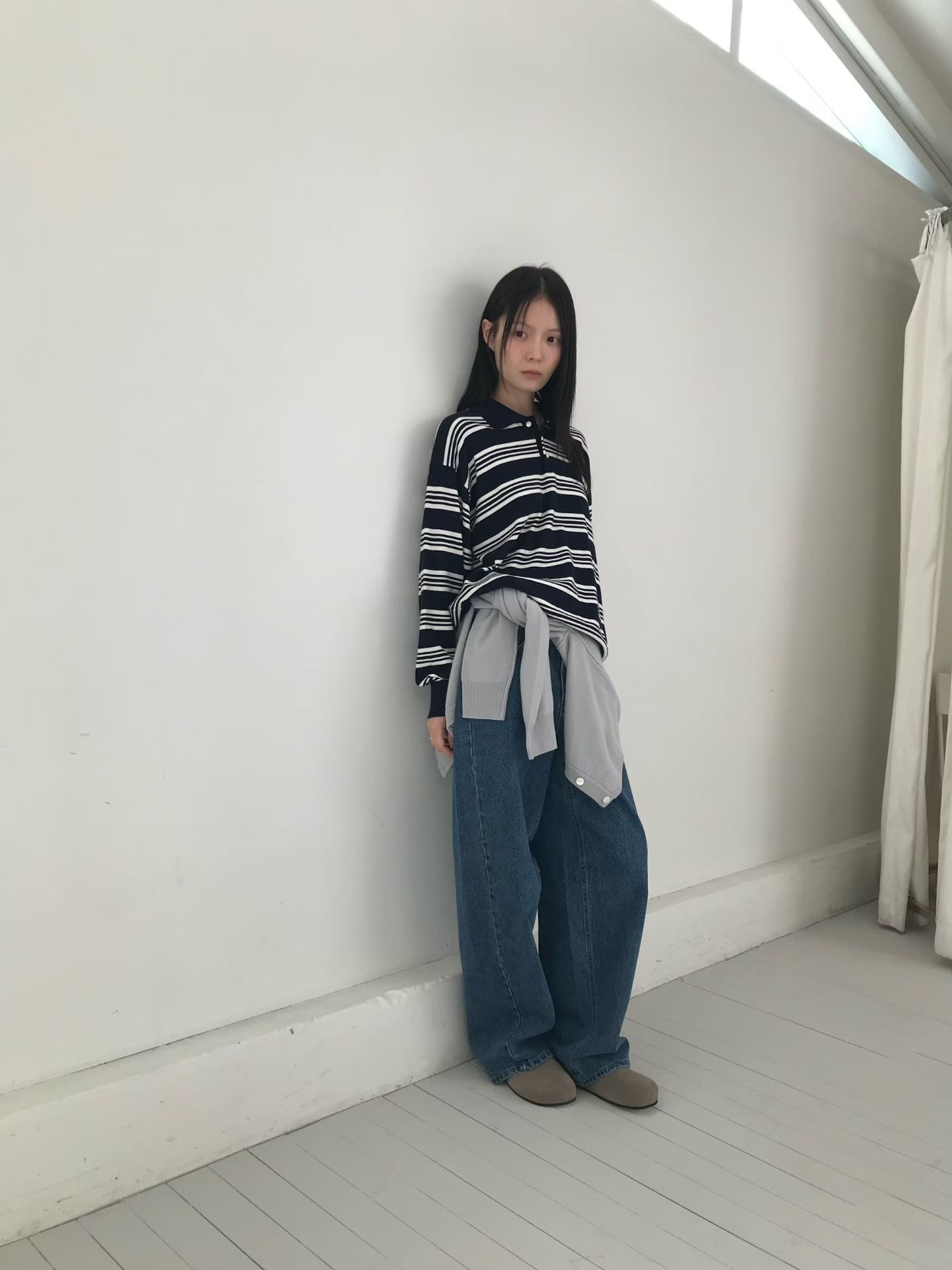 百搭牛仔褲 (2色)