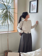 淨色針織外套 6色