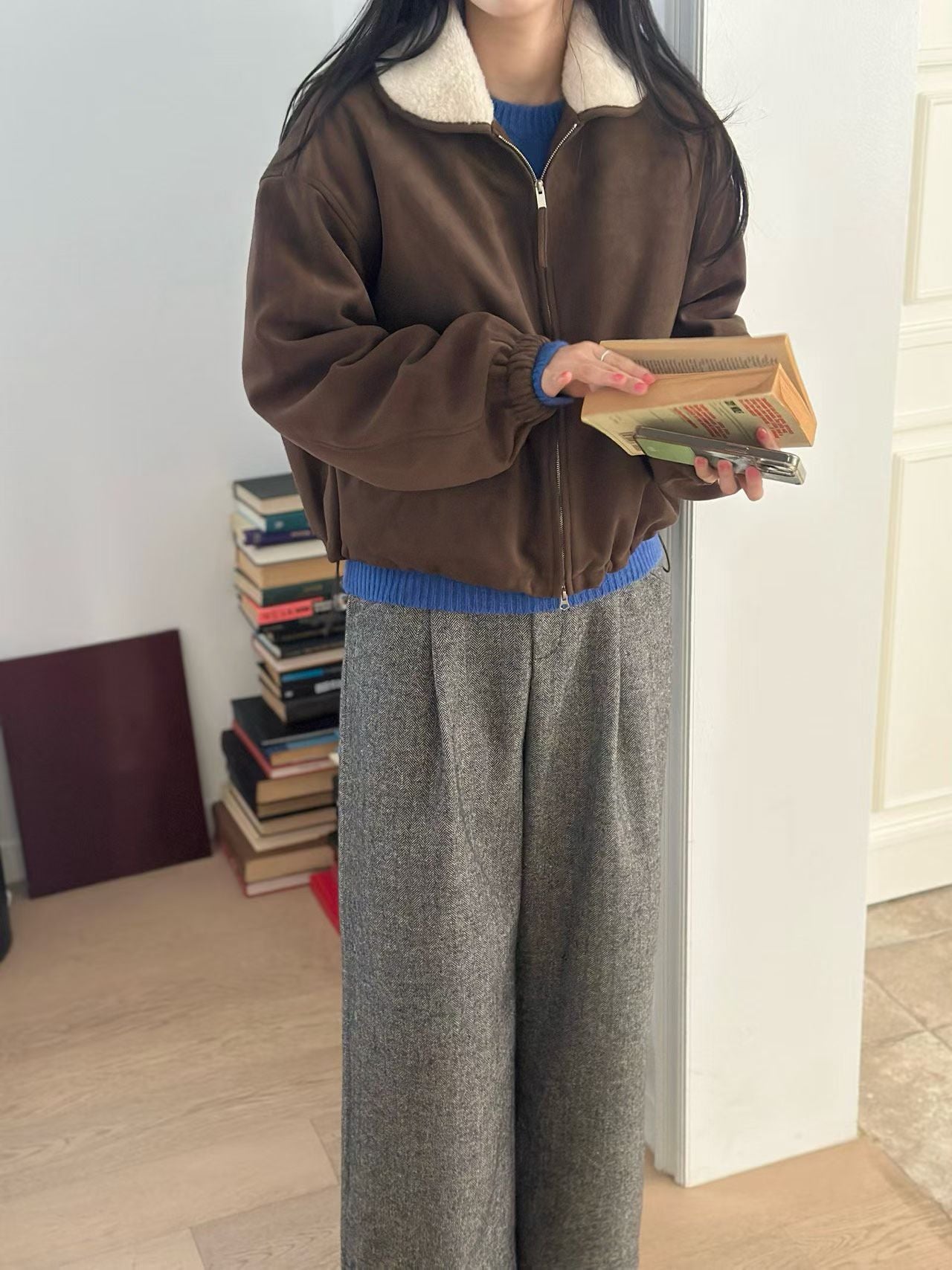 麂皮鴨絨外套 2色