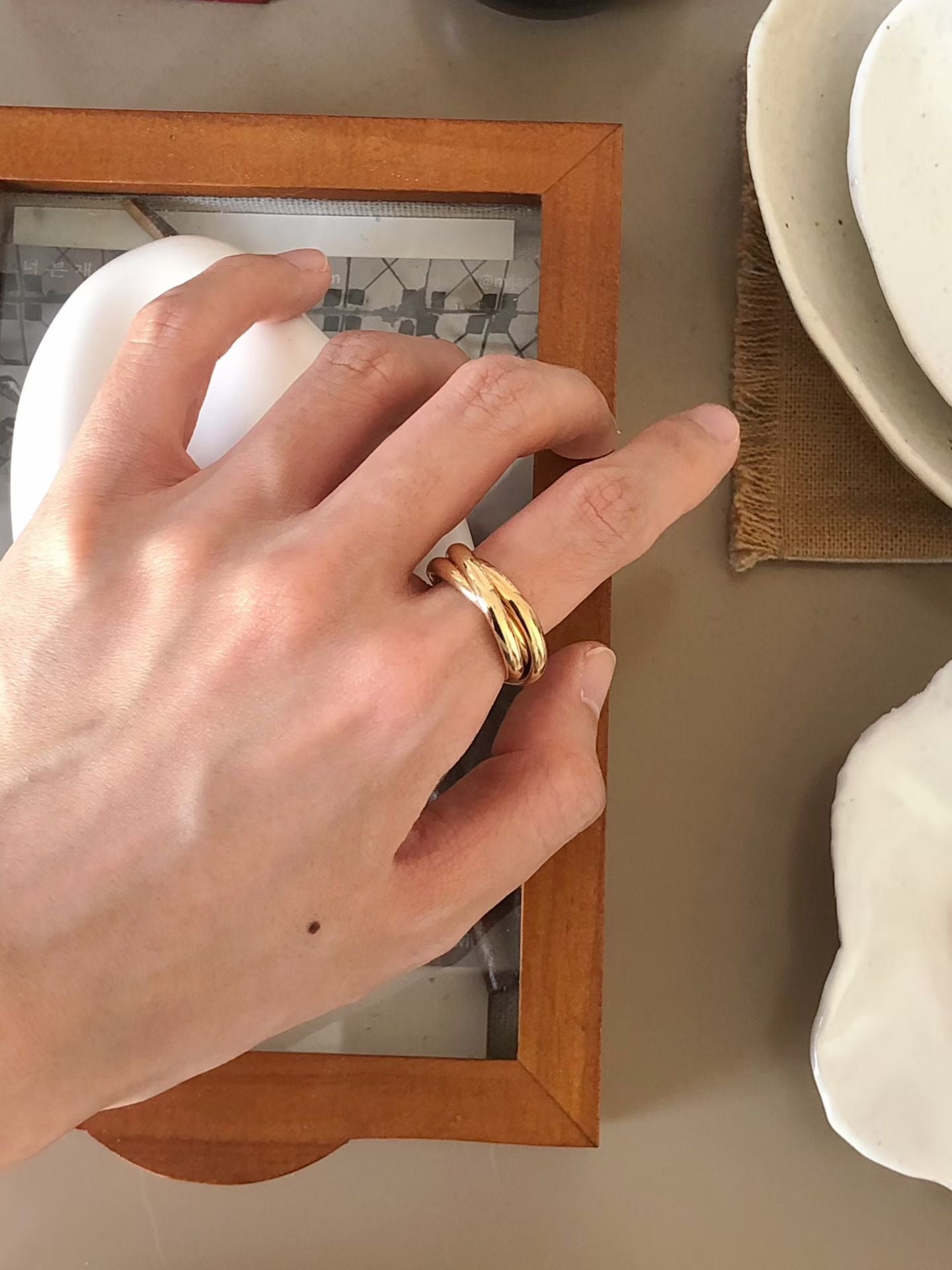 Trinity Silver Plated Ring (2 Colors)