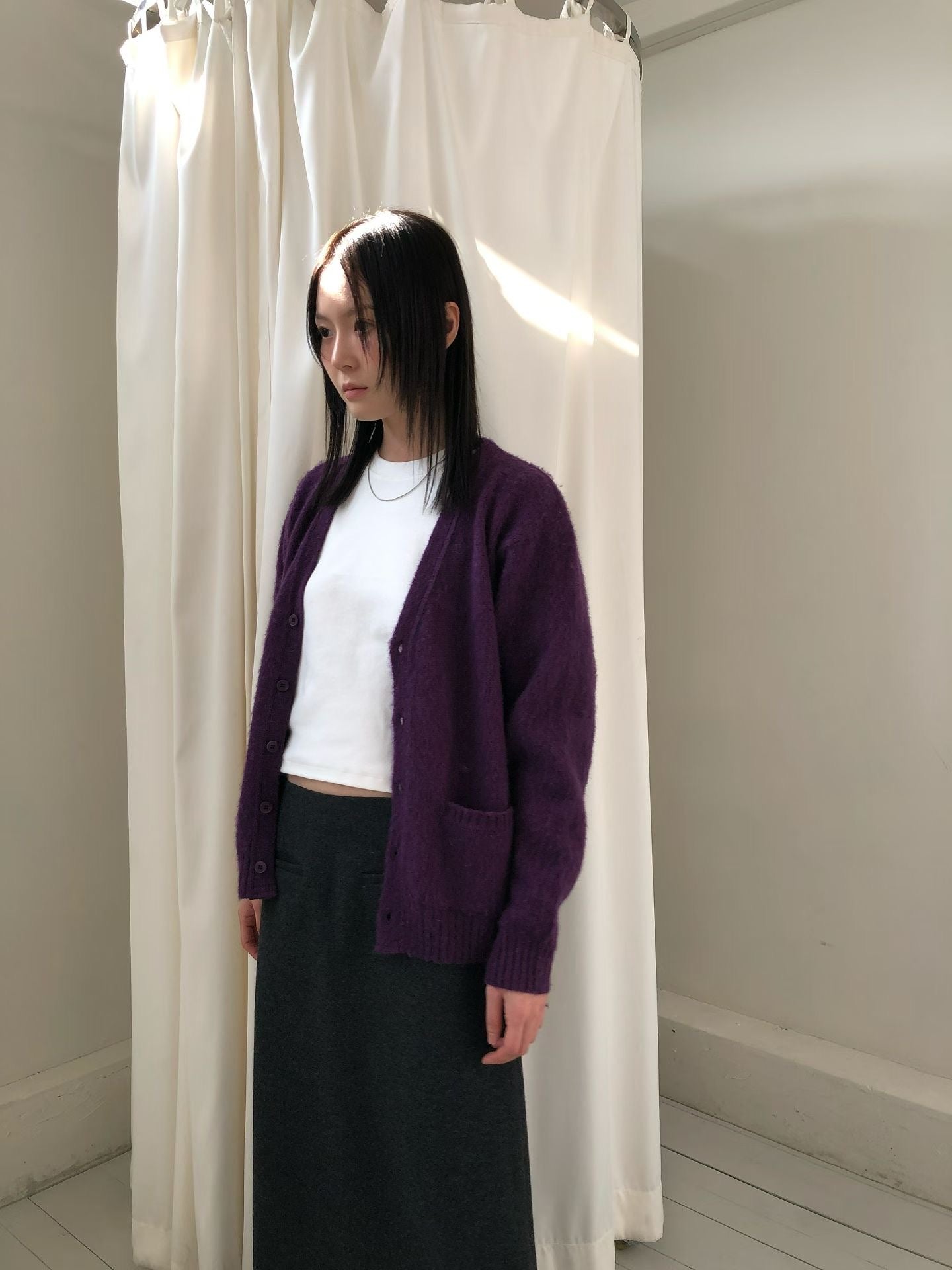 V領排釦針織外套 5色