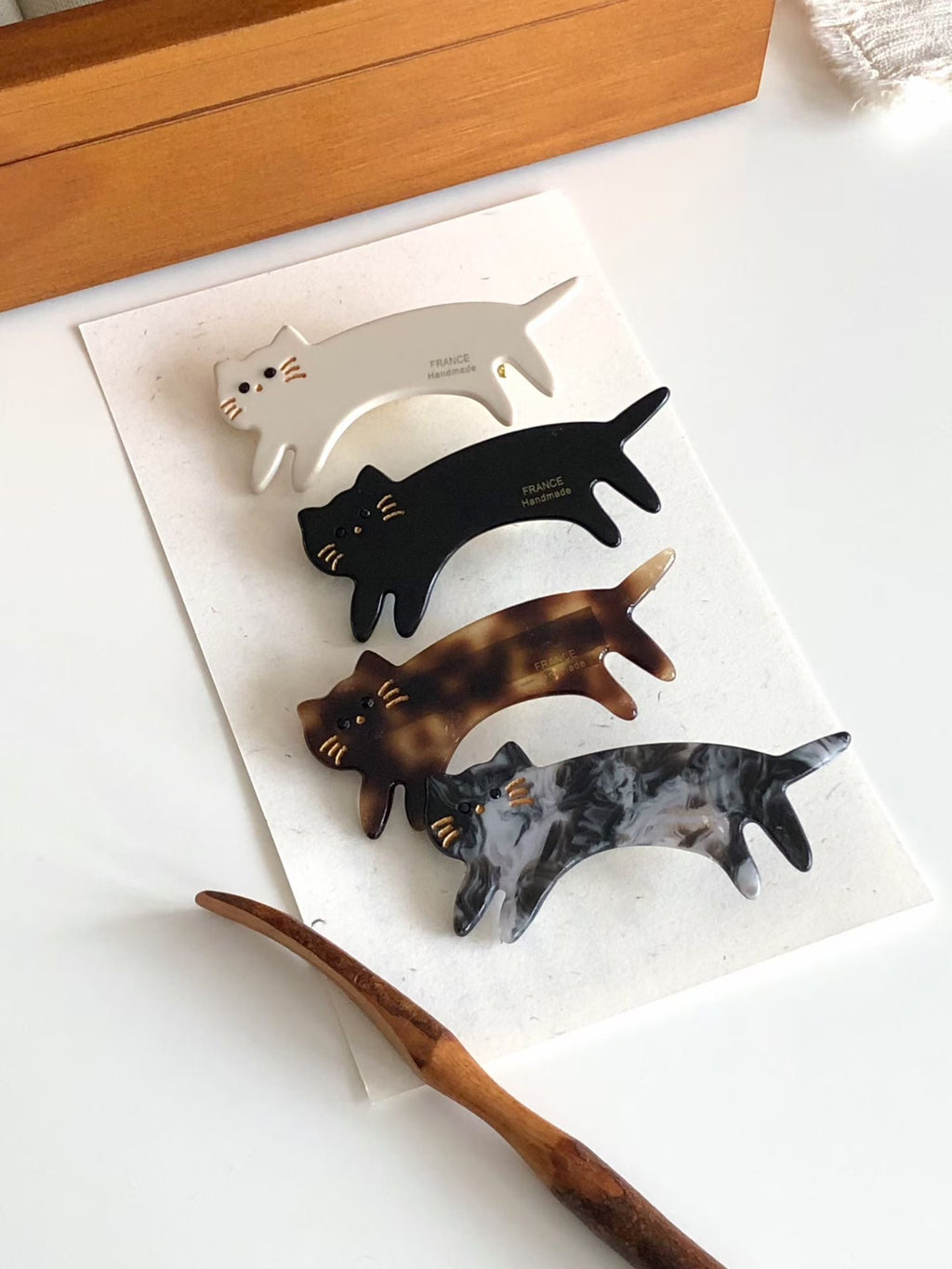 meow hair clip (4 colors)