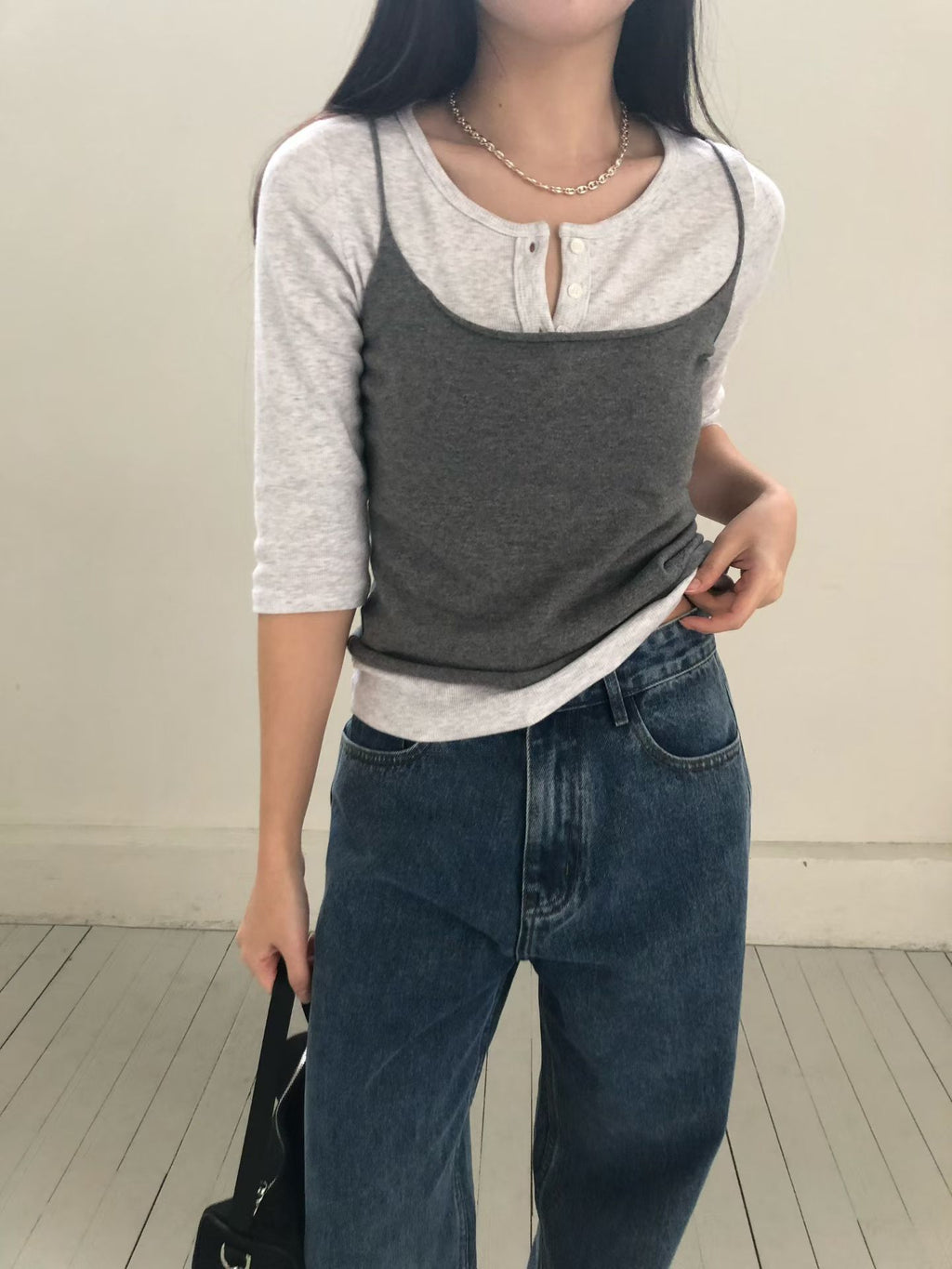 細肩帶背心 (4色)