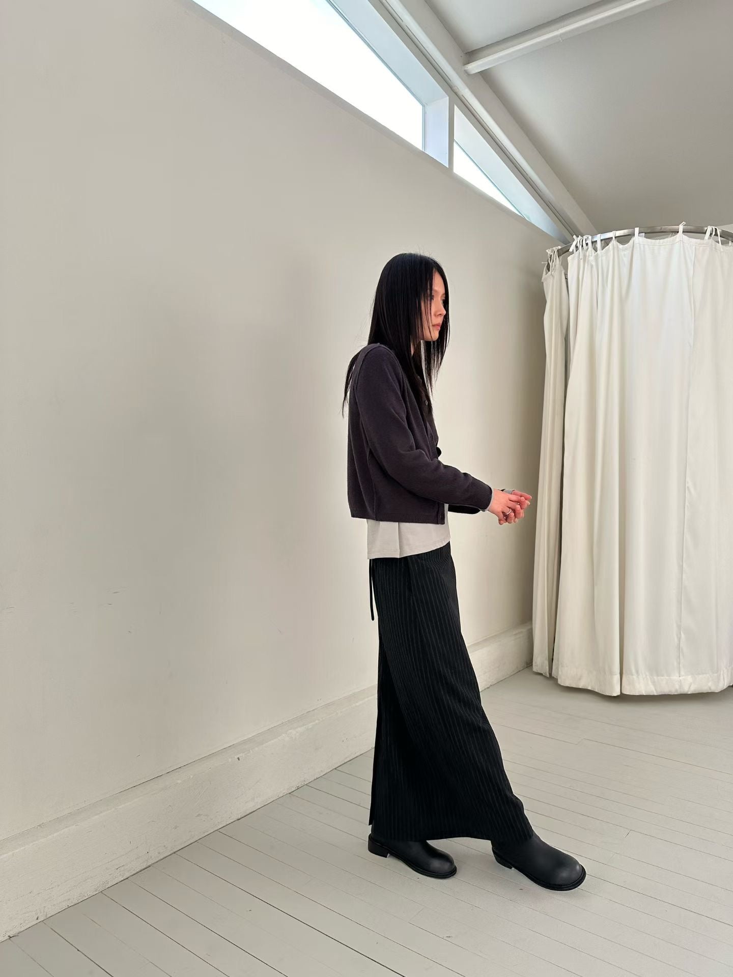 圓領針織外套 3色