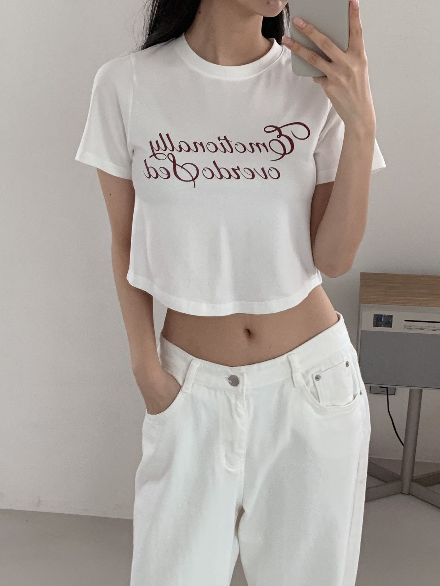 Letter 短版 Tee (3 Colors)