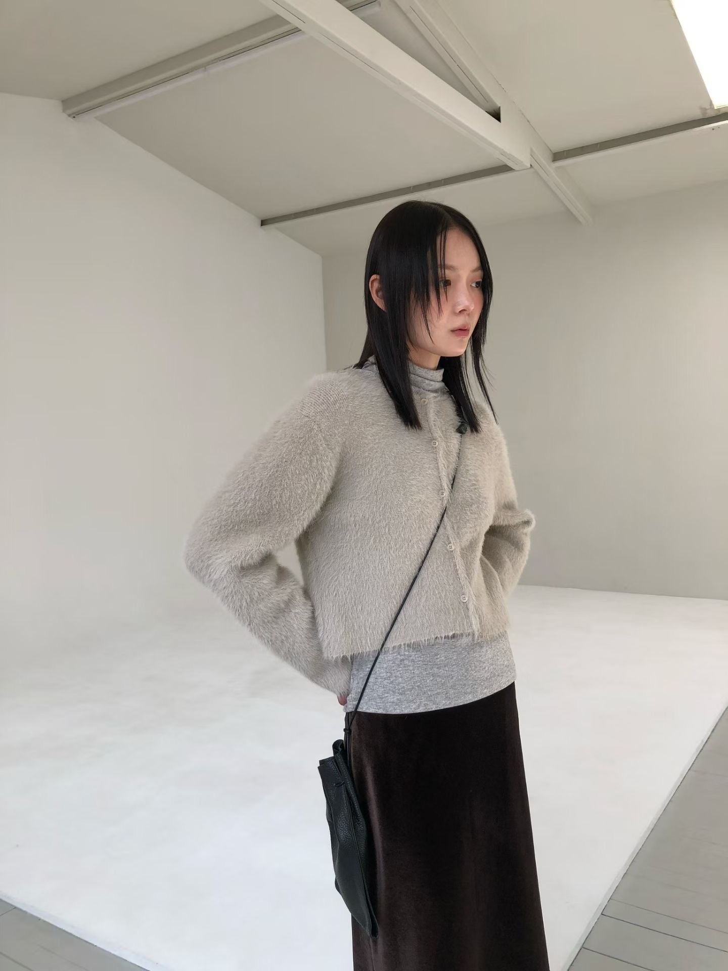 毛絨針織外套 3色