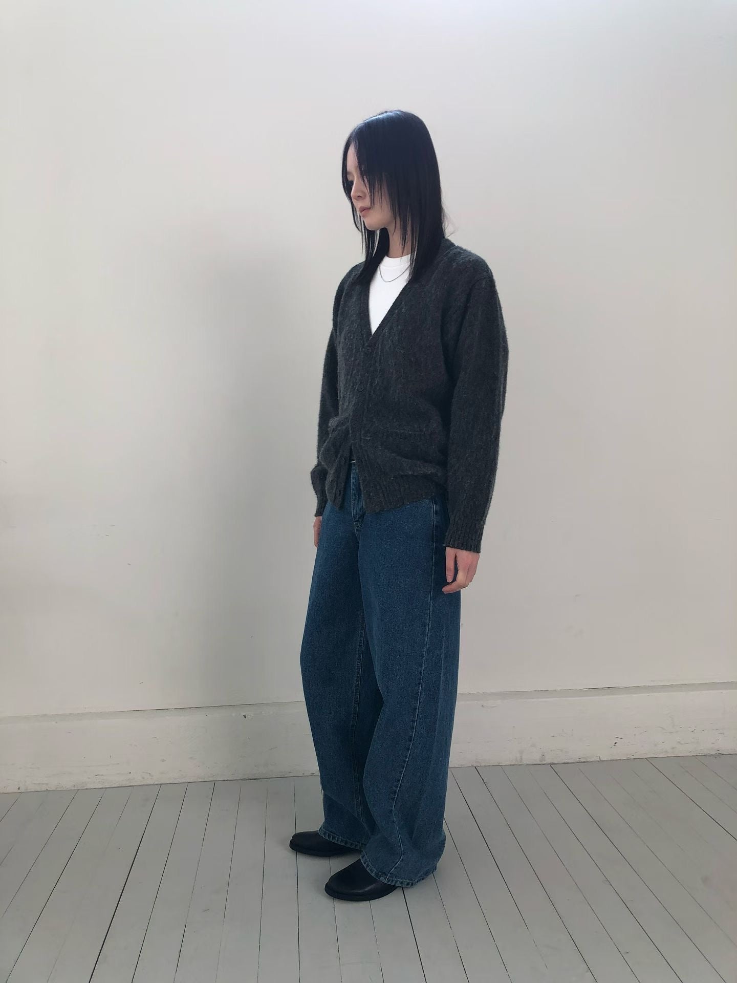 V領排釦針織外套 5色