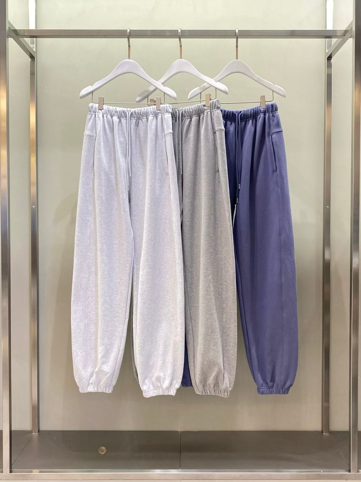 柔軟棉質慢跑褲