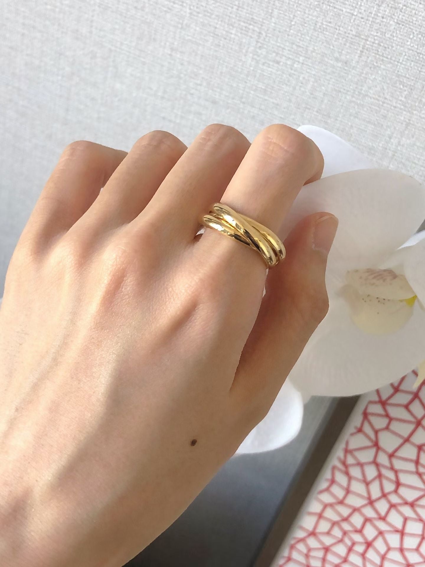 Trinity Silver Plated Ring (2 Colors)
