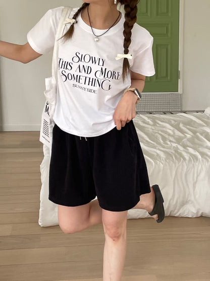Slowly 短版 Tee (3 Colors)