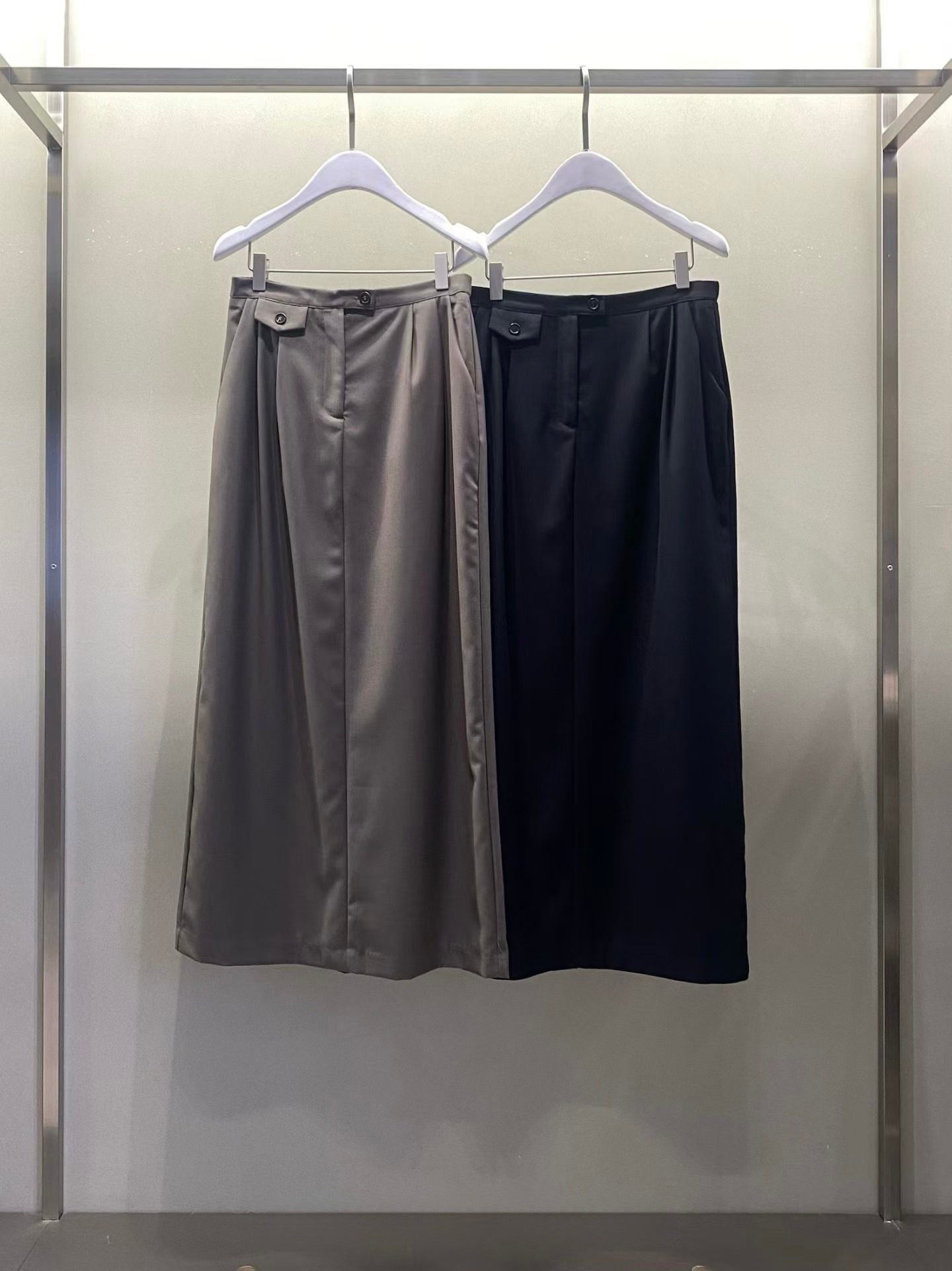 百搭淨色長裙 (2色)