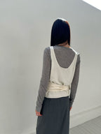 淨色針織無袖上衣 4色