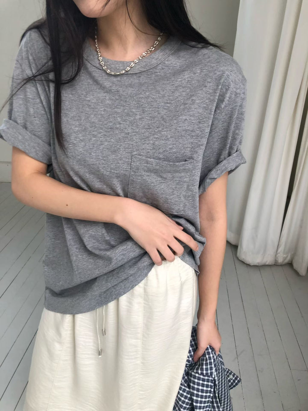 Daily Pocket Tee (3色)